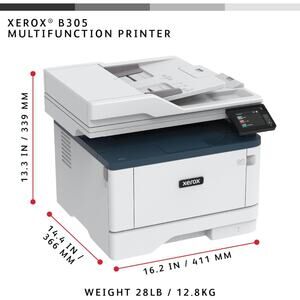 Xerox B305/DNI Multifunction Printer Black & White Laser, Wireless, All in One